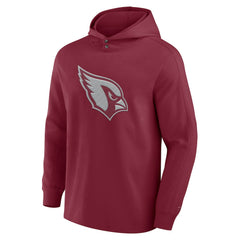 Fanatics Arizona Cardinals Elements Blaze Tri-Blend Long Sleeve Hoodie T-Shirt Cardinal