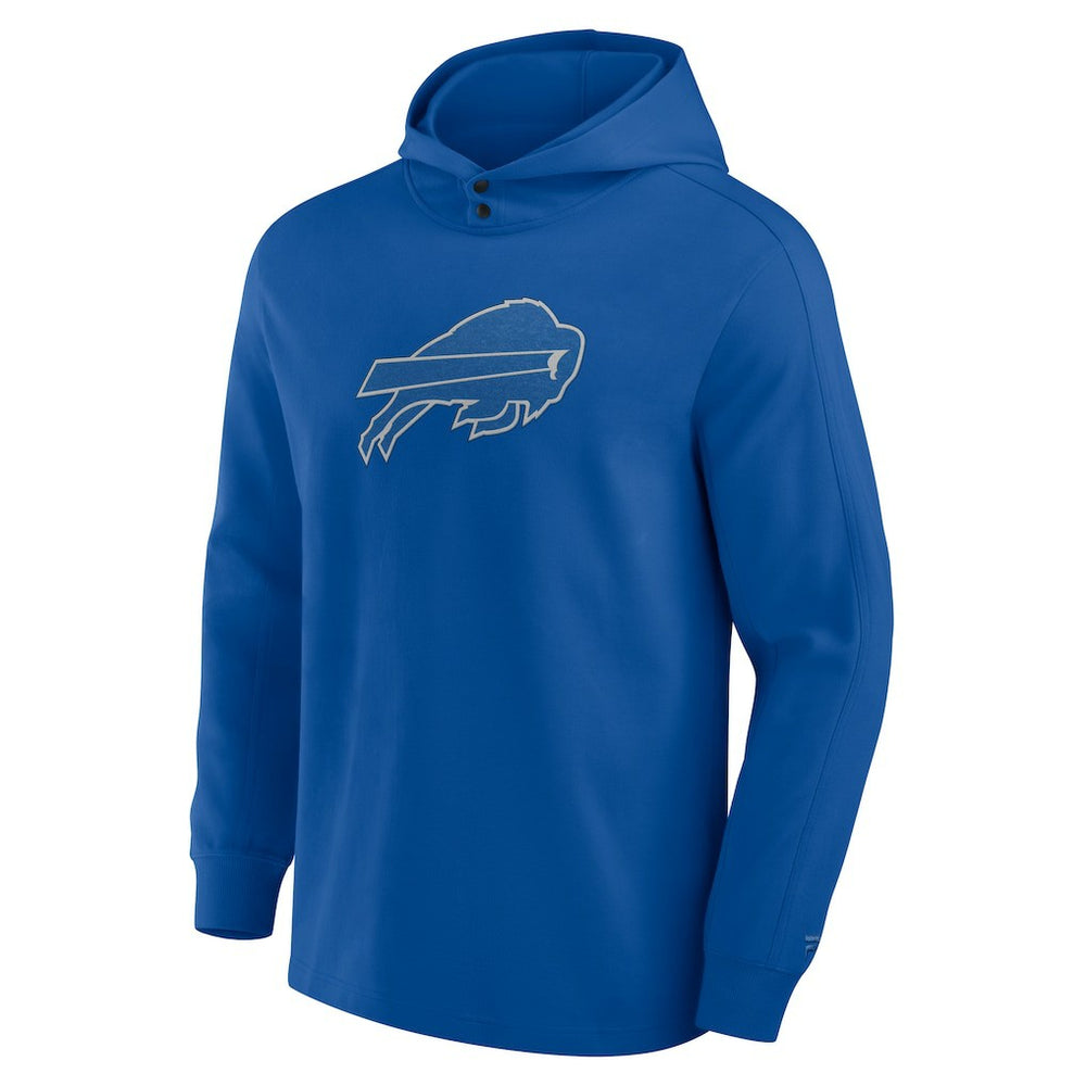 Fanatics Buffalo Bills Elements Blaze Tri-Blend Long Sleeve Hoodie T-Shirt Royal