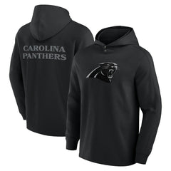 Fanatics Carolina Panthers Elements Blaze Tri-Blend Long Sleeve Hoodie T-Shirt Black