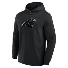 Fanatics Carolina Panthers Elements Blaze Tri-Blend Long Sleeve Hoodie T-Shirt Black