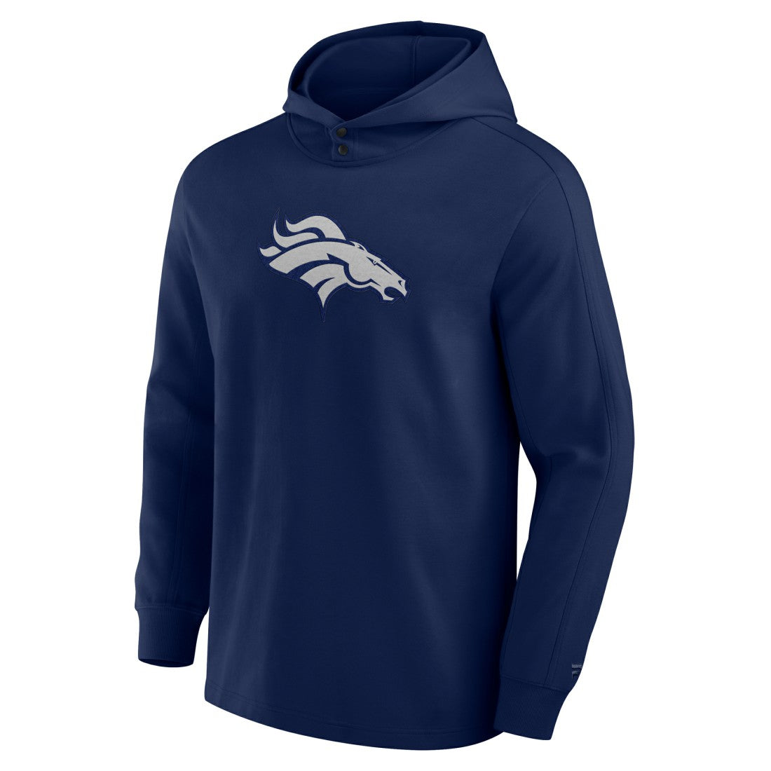 Fanatics Denver Broncos Elements Blaze Tri-Blend Long Sleeve Hoodie T-Shirt Navy