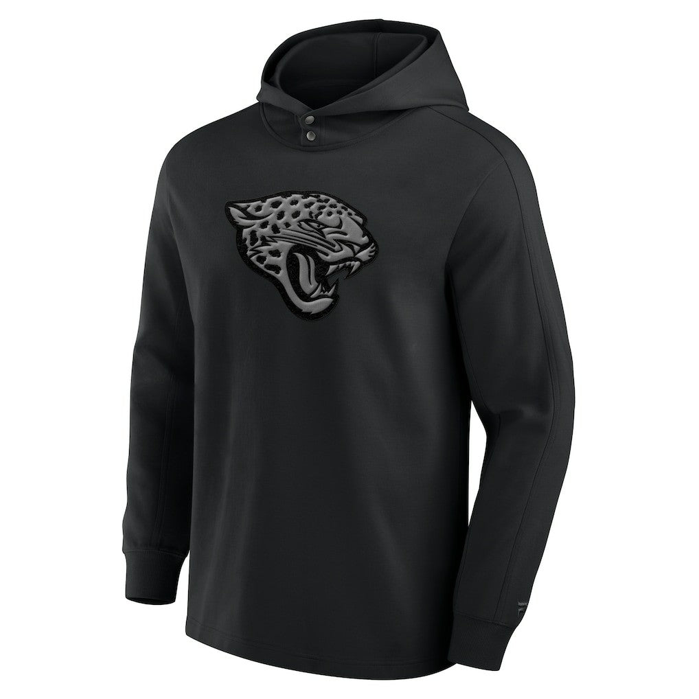 Fanatics Jacksonville Jaguars Elements Blaze Tri-Blend Long Sleeve Hoodie T-Shirt Black
