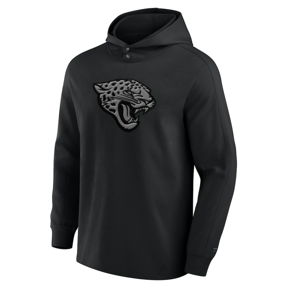 Fanatics Jacksonville Jaguars Elements Blaze Tri-Blend Long Sleeve Hoodie T-Shirt Black