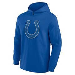 Fanatics Indianapolis Colts Elements Blaze Tri-Blend Long Sleeve Hoodie T-Shirt Royal
