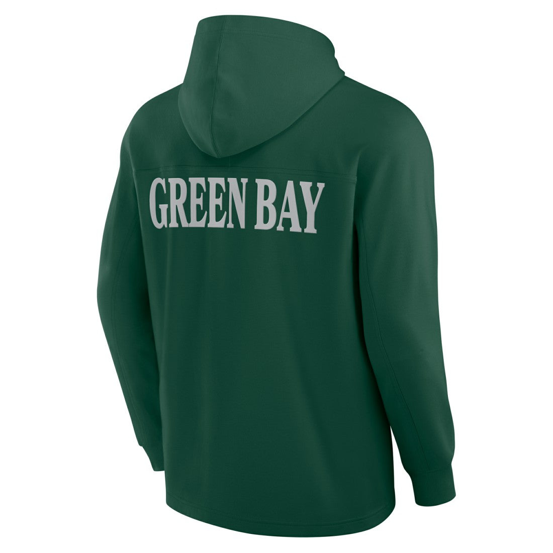 Fanatics Green Bay Packers Elements Blaze Tri-Blend Long Sleeve Hoodie T-Shirt Green