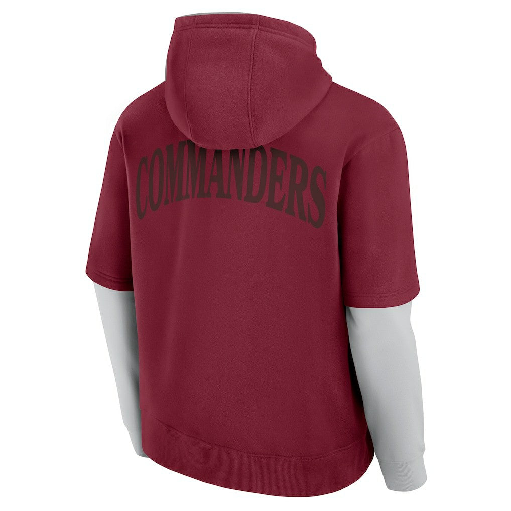 Fanatics Washington Commanders Unisex Sleek Elements Pullover Hoodie Burgundy