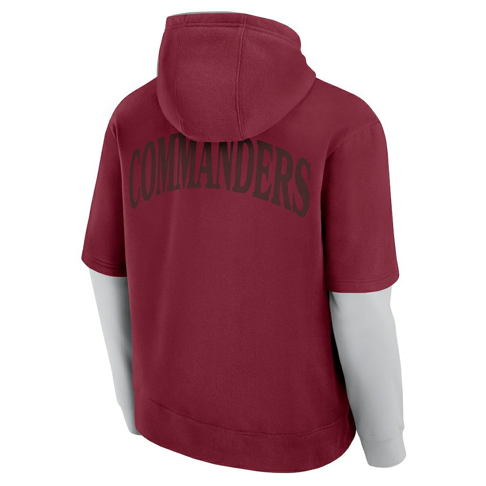 Fanatics Washington Commanders Unisex Sleek Elements Pullover Hoodie Burgundy