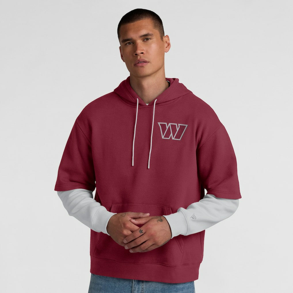 Fanatics Washington Commanders Unisex Sleek Elements Pullover Hoodie Burgundy