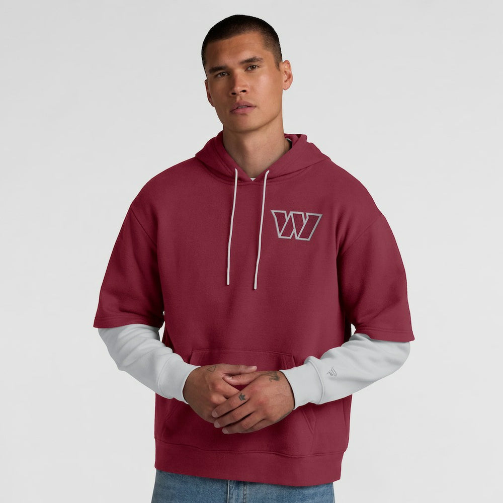 Fanatics Washington Commanders Unisex Sleek Elements Pullover Hoodie Burgundy
