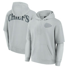 Fanatics Kansas City Chiefs Unisex Elements Sleek Pullover Hoodie Gray