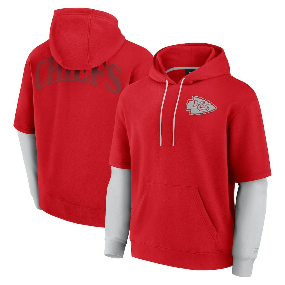 Fanatics Kansas City Chiefs Unisex Sleek Elements Pullover Hoodie Red