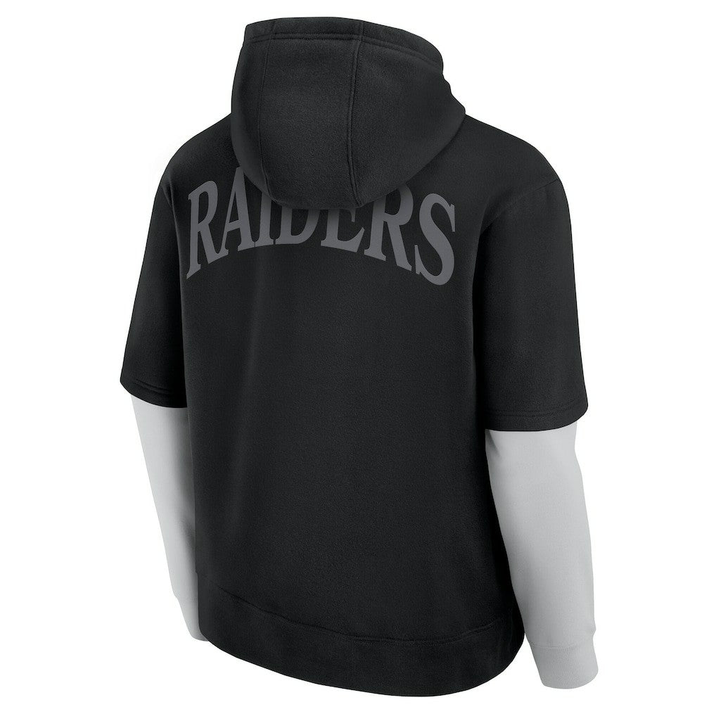 Fanatics Las Vegas Raiders Unisex Sleek Elements Pullover Hoodie Black