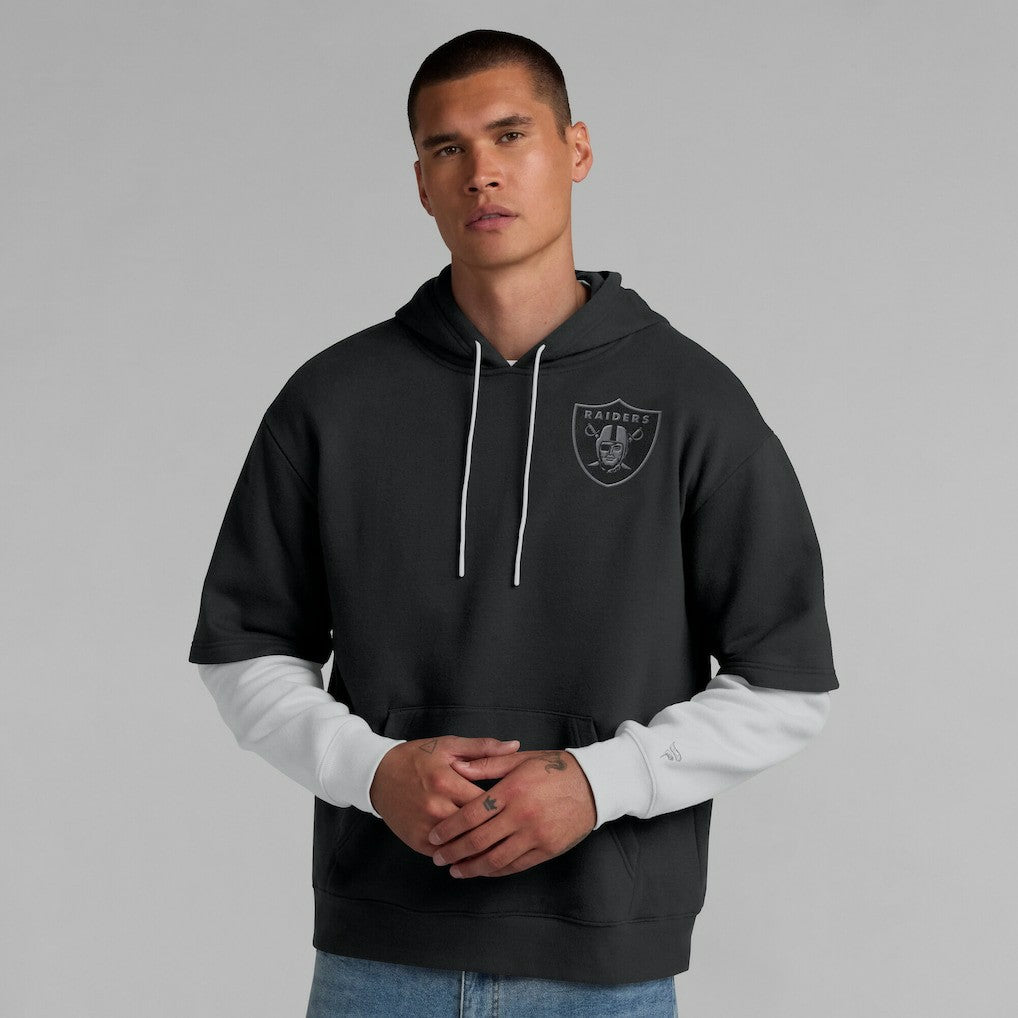 Fanatics Las Vegas Raiders Unisex Sleek Elements Pullover Hoodie Black