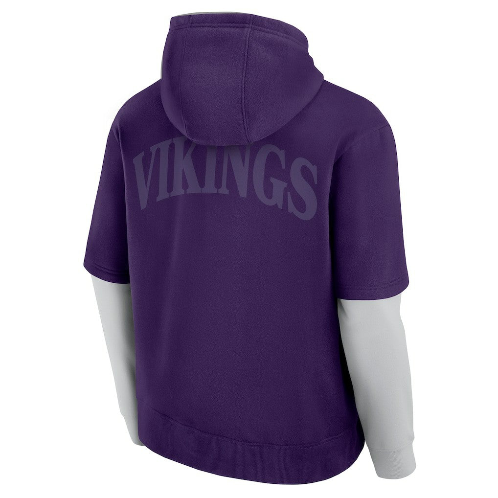 Fanatics Minnesota Vikings Unisex Sleek Elements Pullover Hoodie Purple