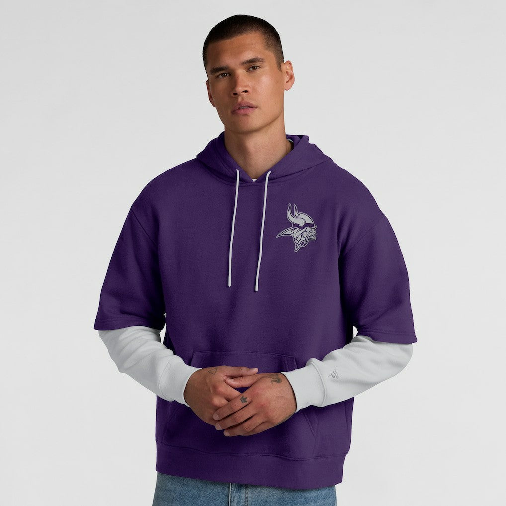 Fanatics Minnesota Vikings Unisex Sleek Elements Pullover Hoodie Purple