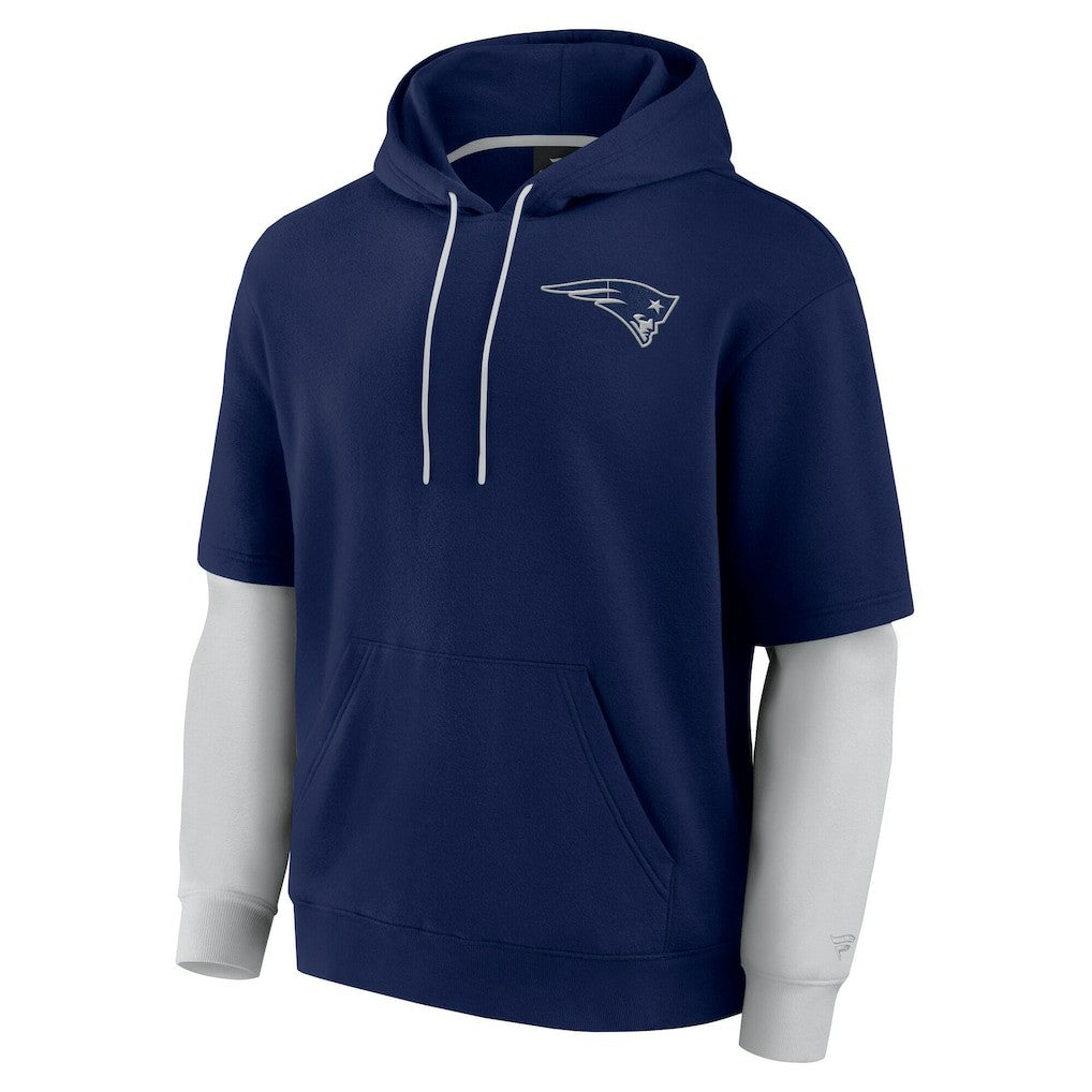 Fanatics New England Patriots Unisex Sleek Elements Pullover Hoodie Navy