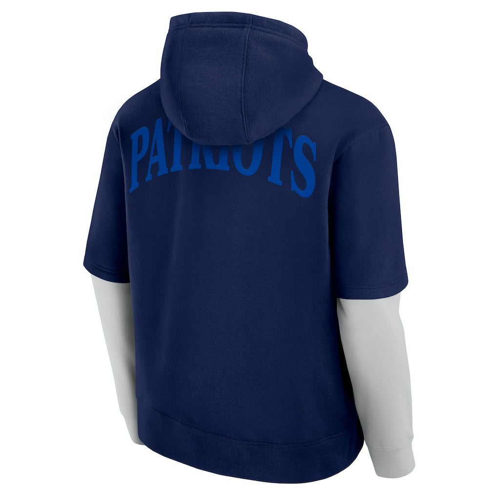 Fanatics New England Patriots Unisex Sleek Elements Pullover Hoodie Navy