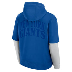Fanatics New York Giants Unisex Sleek Elements Pullover Hoodie Royal
