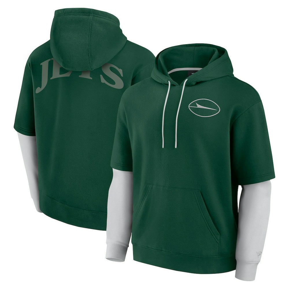 Fanatics New York Jets Unisex Sleek Elements Pullover Hoodie Green