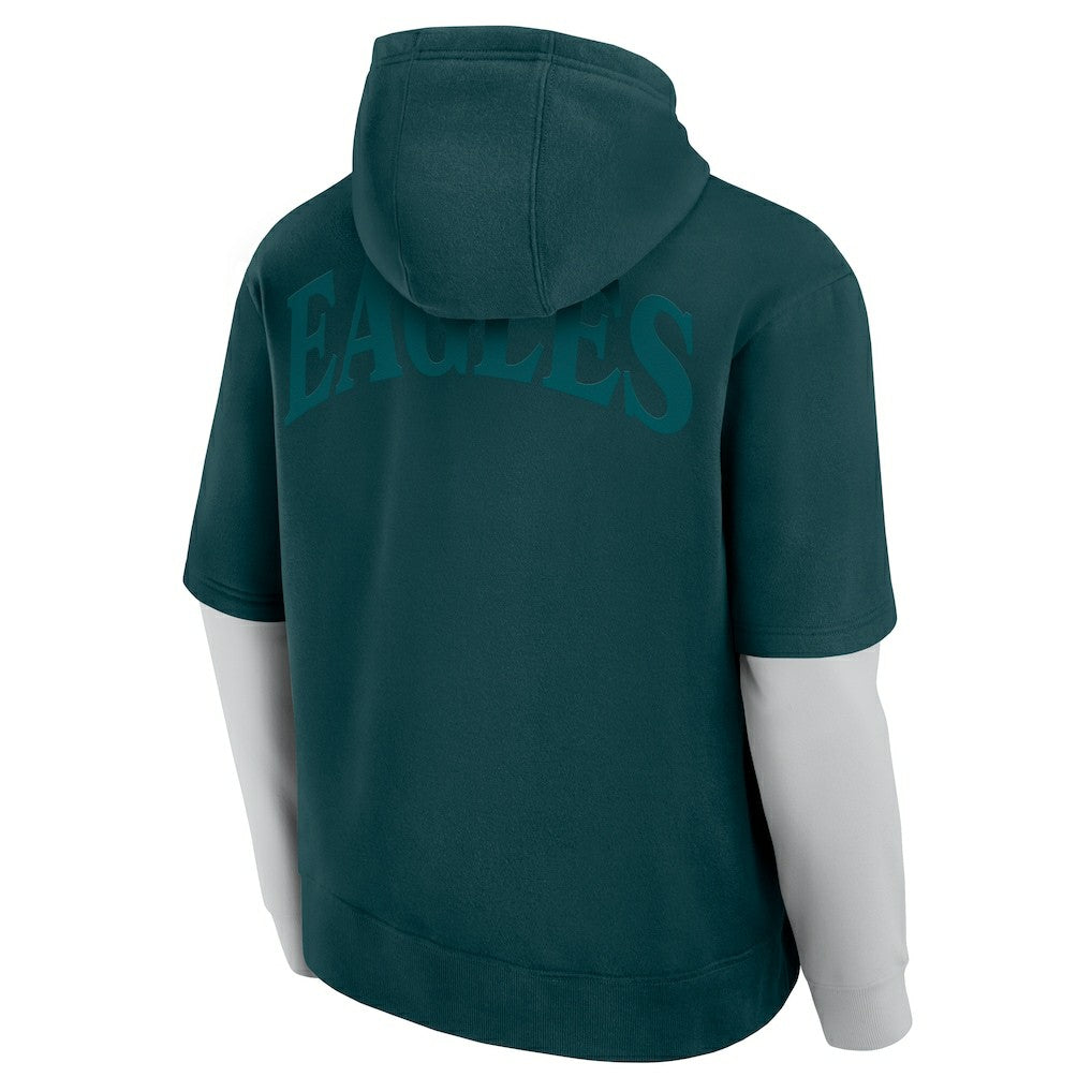 Fanatics Philadelphia Eagles Unisex Sleek Elements Pullover Hoodie Green