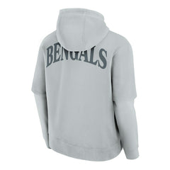 Fanatics Cincinnati Bengals Unisex Sleek Elements Pullover Hoodie Gray