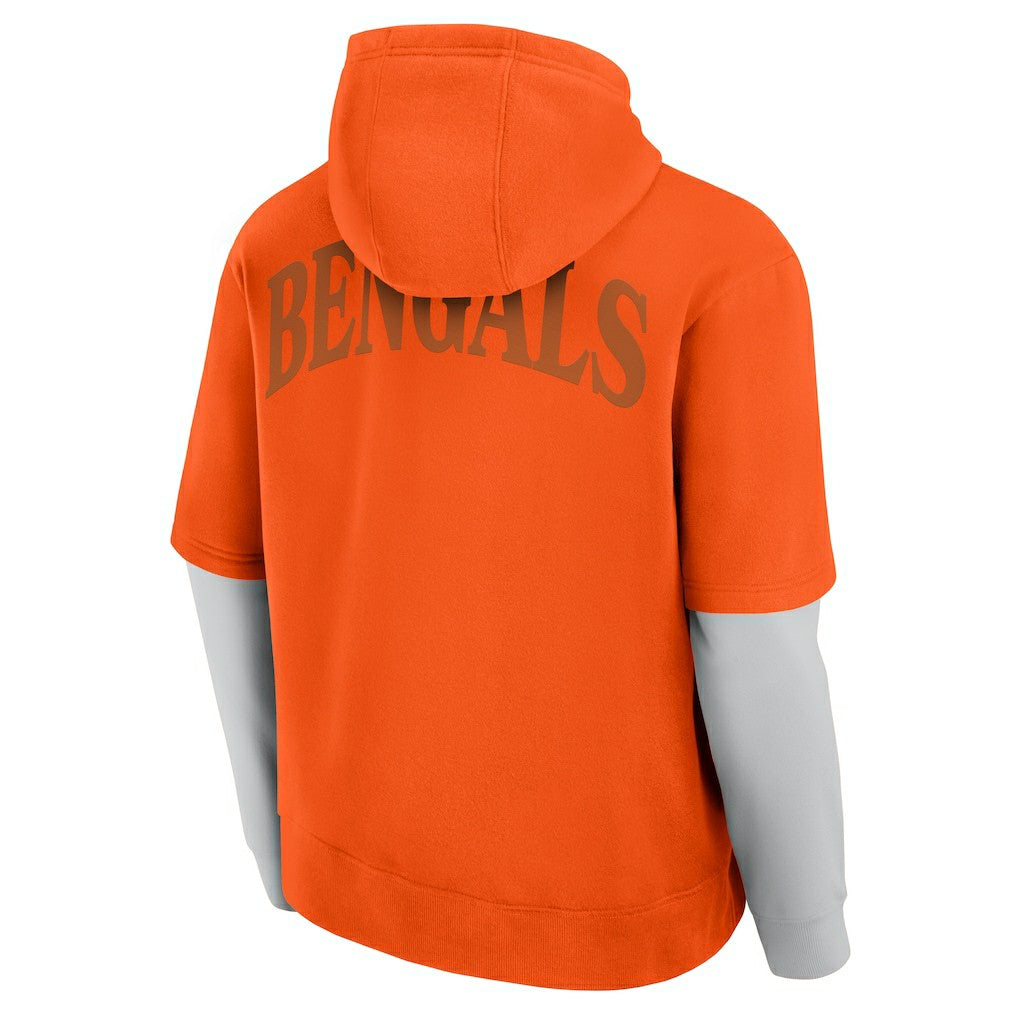 Fanatics Cincinnati Bengals Unisex Sleek Elements Pullover Hoodie Orange