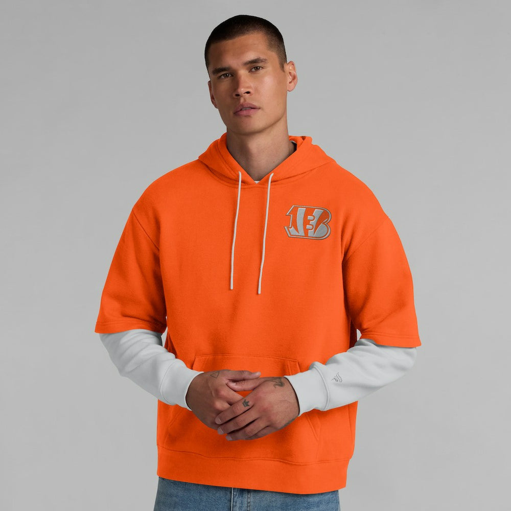 Fanatics Cincinnati Bengals Unisex Sleek Elements Pullover Hoodie Orange