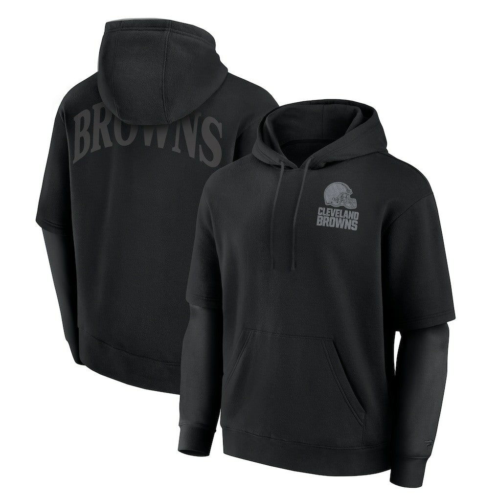 Fanatics Cleveland Browns Unisex Sleek Elements Pullover Hoodie Black
