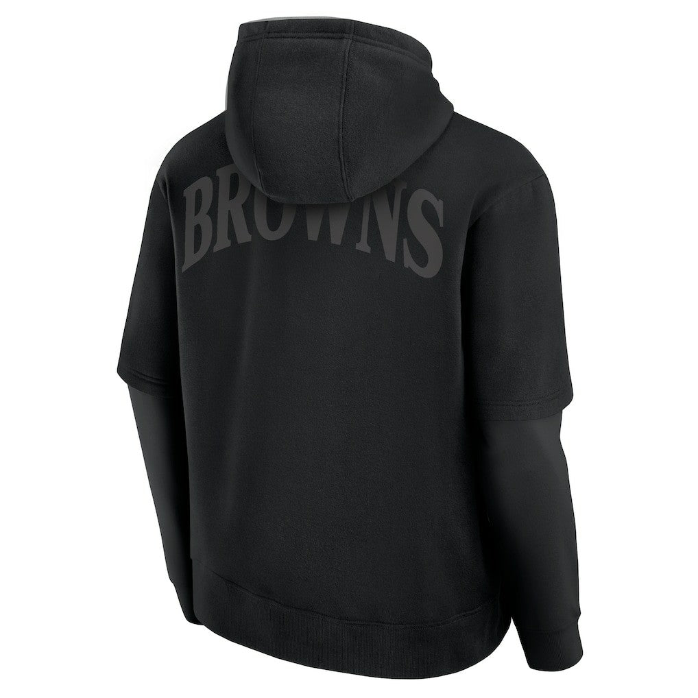 Fanatics Cleveland Browns Unisex Sleek Elements Pullover Hoodie Black