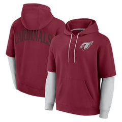 Fanatics Arizona Cardinals Unisex Sleek Elements Pullover Hoodie Cardinal