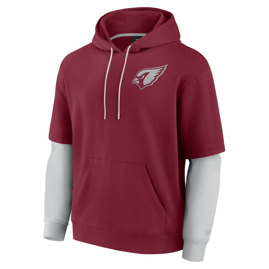 Fanatics Arizona Cardinals Unisex Sleek Elements Pullover Hoodie Cardinal