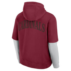 Fanatics Arizona Cardinals Unisex Sleek Elements Pullover Hoodie Cardinal