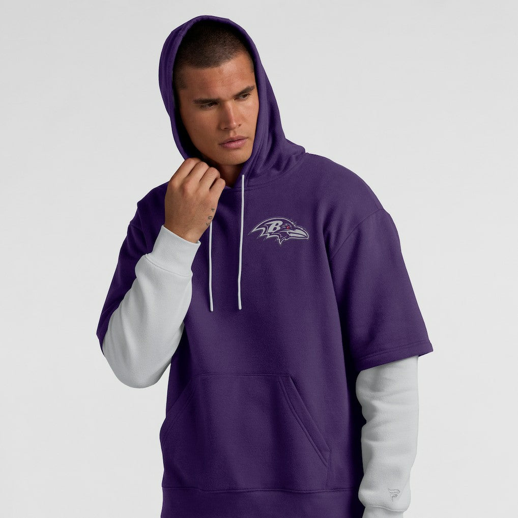 Fanatics Baltimore Ravens Unisex Sleek Elements Pullover Hoodie Purple