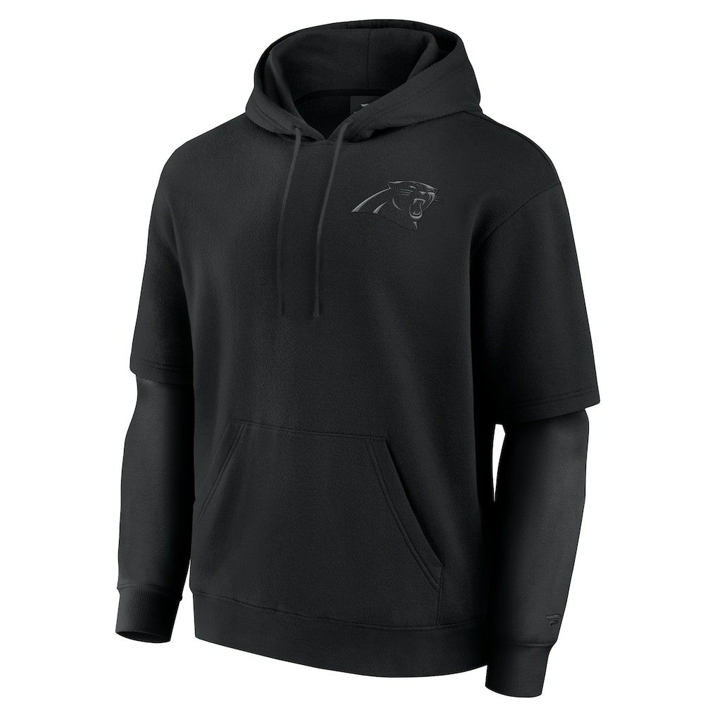 Fanatics Carolina Panthers Unisex Sleek Elements Pullover Hoodie Black