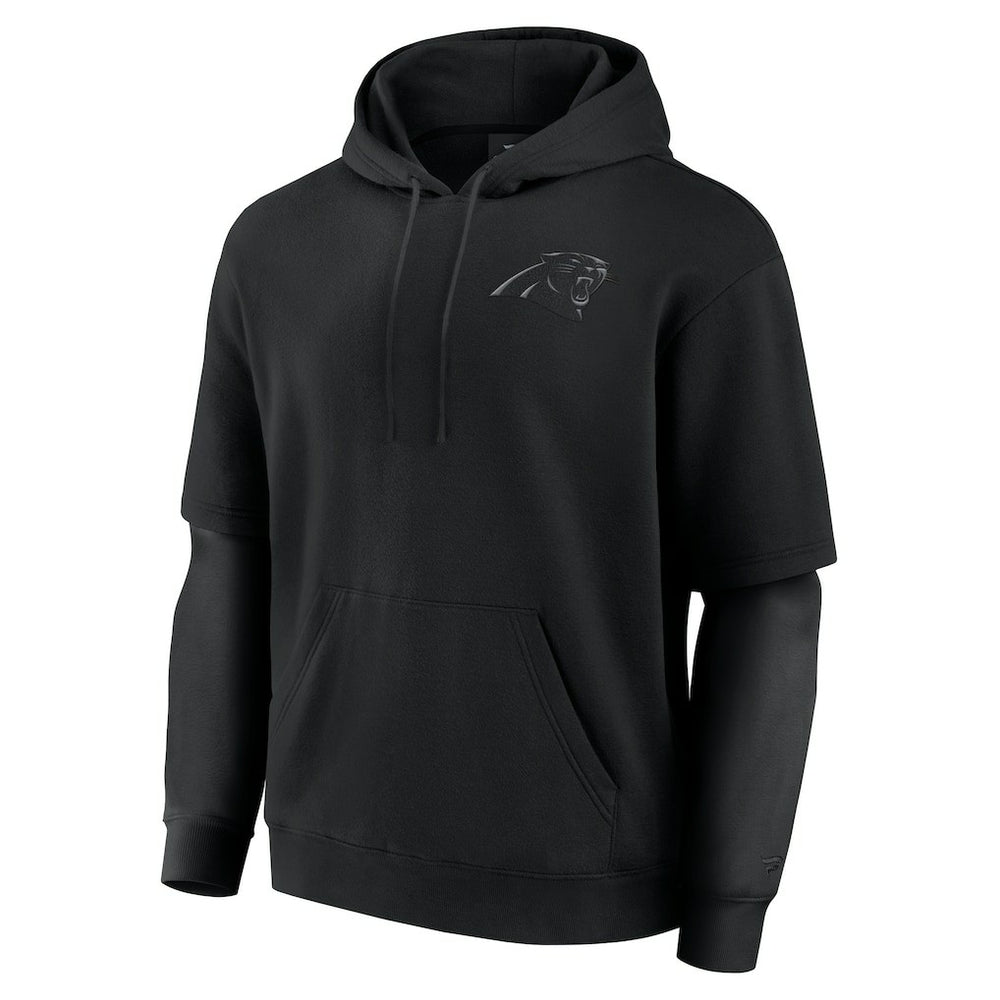 Fanatics Carolina Panthers Unisex Sleek Elements Pullover Hoodie Black