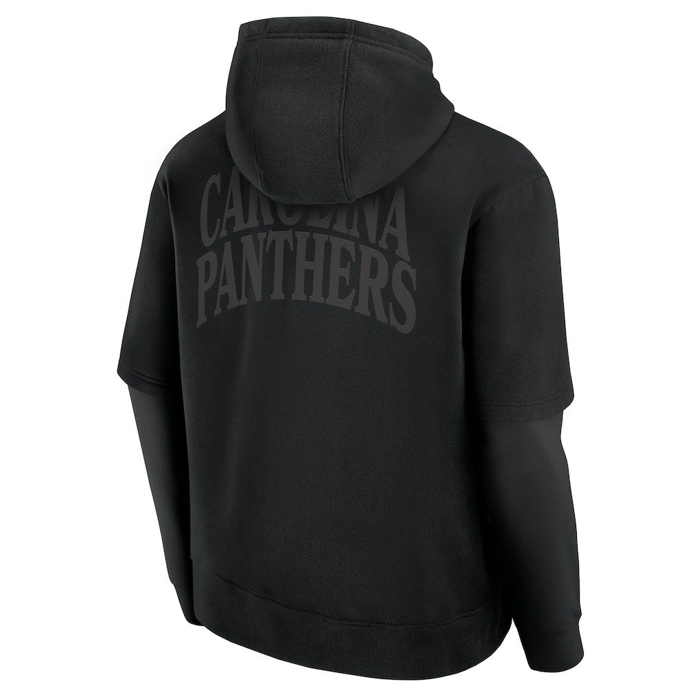 Fanatics Carolina Panthers Unisex Sleek Elements Pullover Hoodie Black