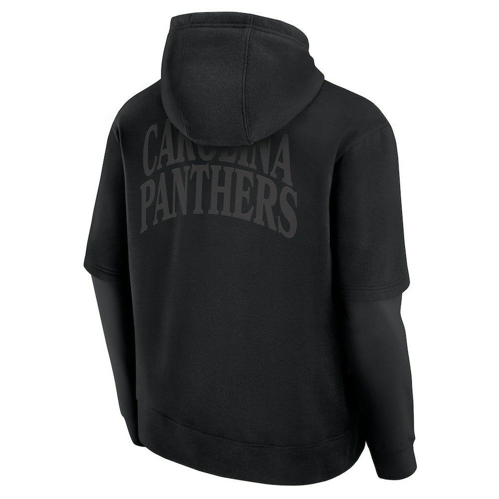 Fanatics Carolina Panthers Unisex Sleek Elements Pullover Hoodie Black