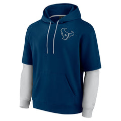 Fanatics Houston Texans Unisex Sleek Elements Pullover Hoodie Navy