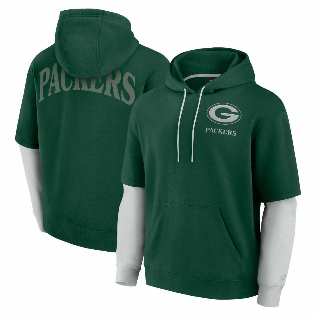 Fanatics Green Bay Packers Unisex Sleek Elements Pullover Hoodie Green
