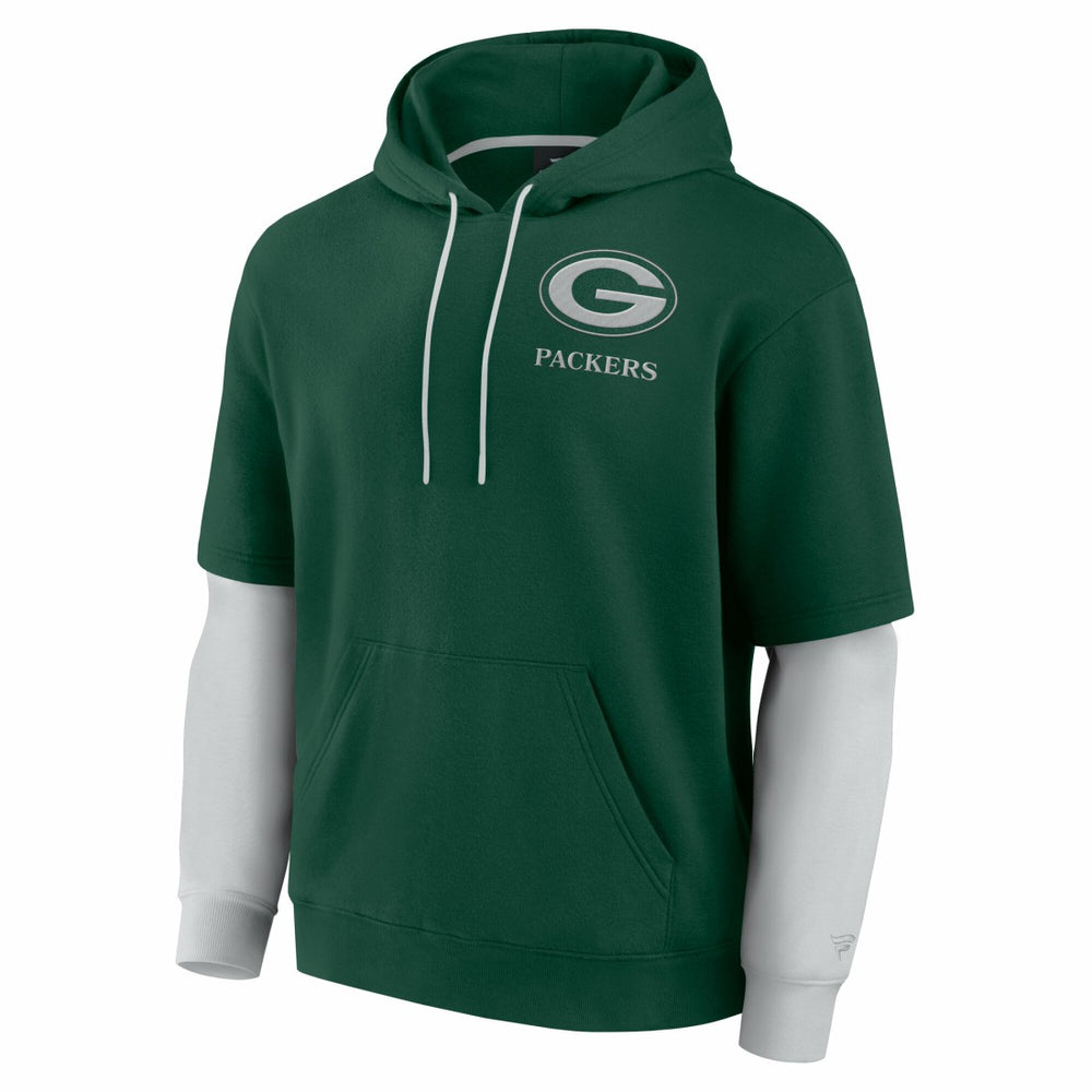 Fanatics Green Bay Packers Unisex Sleek Elements Pullover Hoodie Green