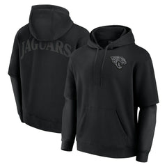 Fanatics Jacksonville Jaguars Unisex Sleek Elements Pullover Hoodie Black