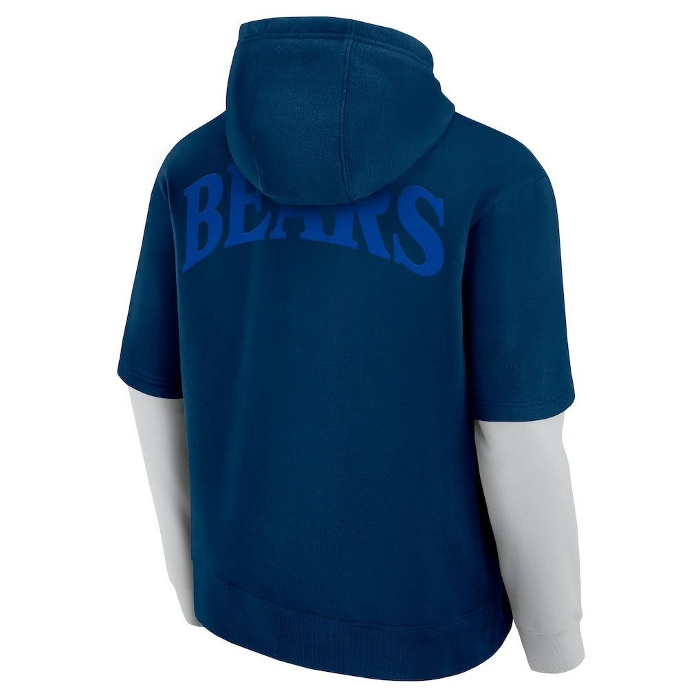 Fanatics Chicago Bears Unisex Sleek Elements Pullover Hoodie Navy