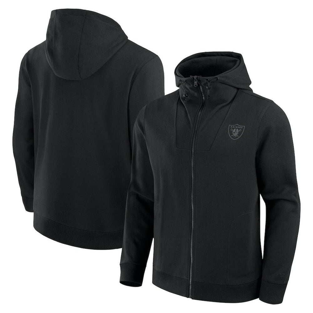 Fanatics Las Vegas Raiders Unisex Front Office Full-Zip Hoodie Black