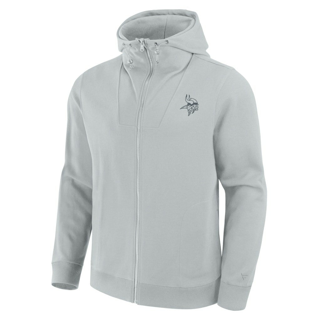 Fanatics Minnesota Vikings Unisex Front Office Full-Zip Hoodie Gray