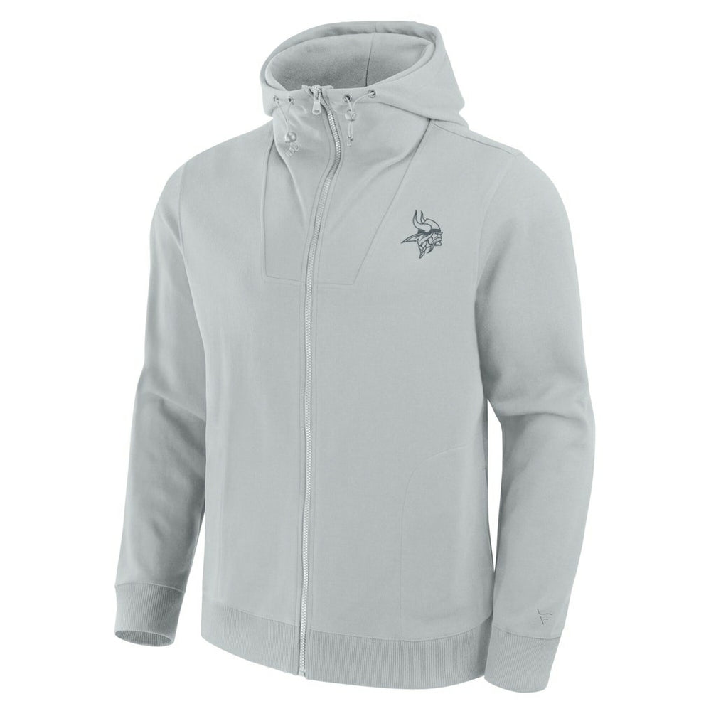 Fanatics Minnesota Vikings Unisex Front Office Full-Zip Hoodie Gray