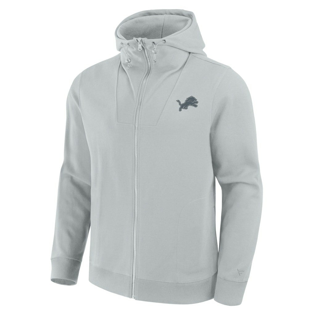 Fanatics Detroit Lions Unisex Front Office Full-Zip Hoodie Gray