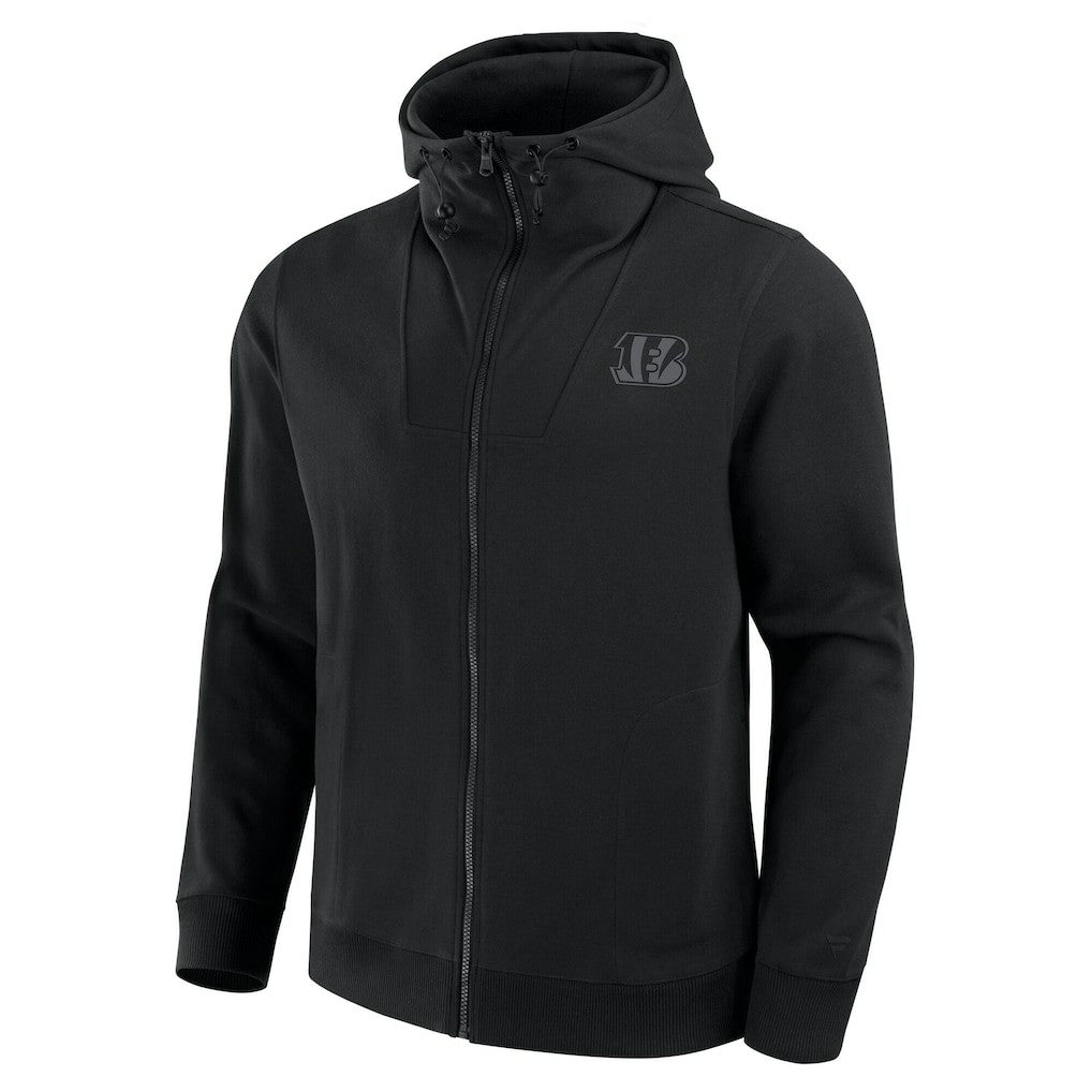 Fanatics Cincinnati Bengals Unisex Front Office Full-Zip Hoodie Black