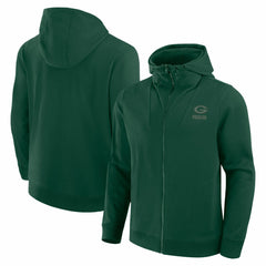 Fanatics Green Bay Packers Unisex Front Office Full-Zip Hoodie Green