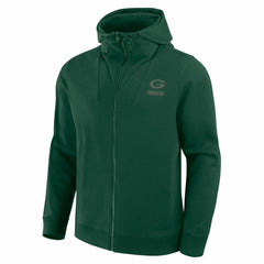 Fanatics Green Bay Packers Unisex Front Office Full-Zip Hoodie Green