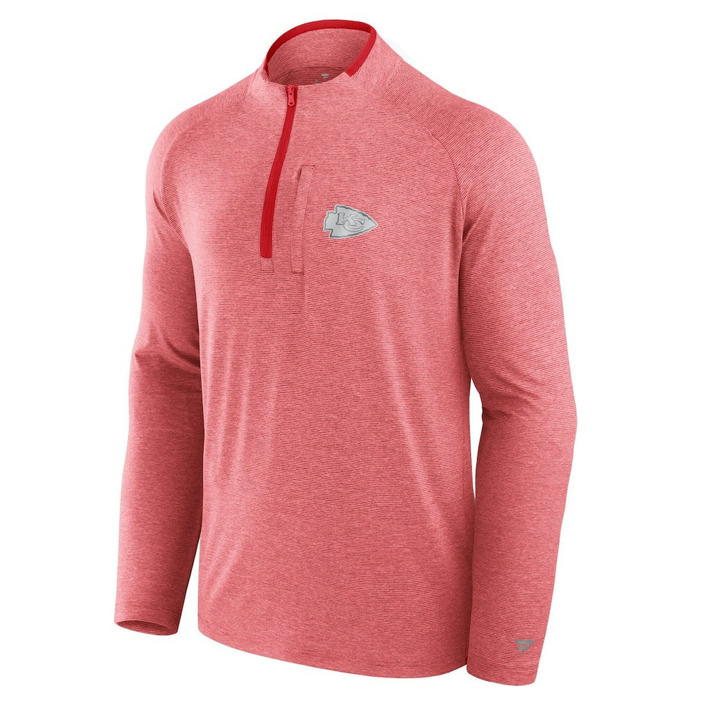 Fanatics Kansas City Chiefs Unisex Front Office Performance Primary Quarter-Zip Jacket Red